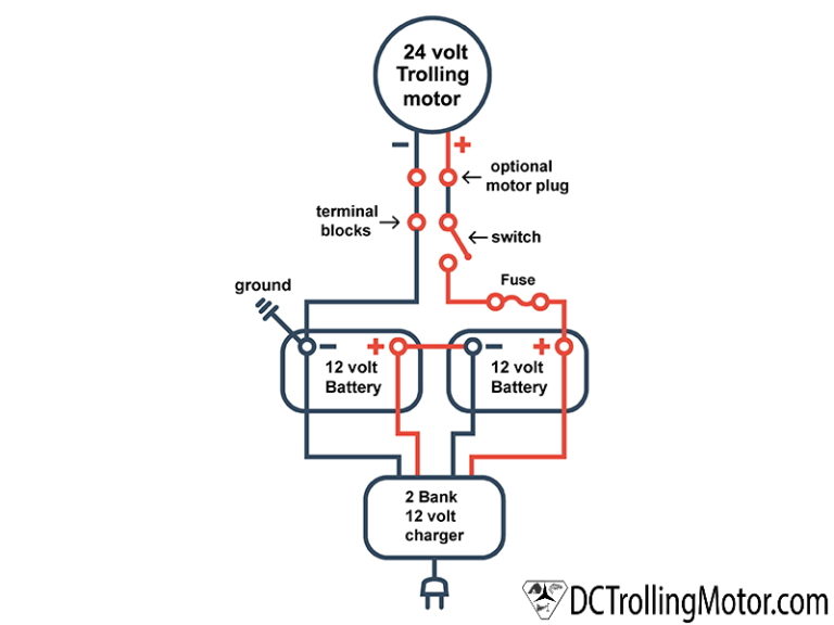 24 Volt Trolling Motor Wiring Schematic - DC Trolling Motor